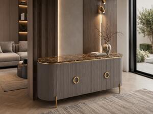 ELEGANTNÁ KOMODA ARLETTE GRAFIT + MRAMOR 180 cm