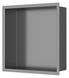 Vstavaná polička SAT Aurum gun metal 33x33 cm SATAURN3030BGM