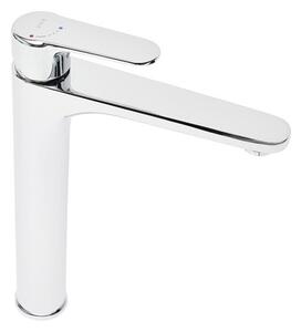Vysoká umývadlová batéria VitrA Root Round BluEco bez výtoku chróm A42707BE