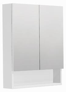 Zrkadlová skrinka SAT Cubeway 60x14x72 cm lamino biela lesk GALCU60BL