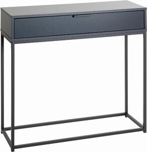 KONZOLOVÝ STOLÍK, antracitová, čierna, kov, kompozitné drevo, 80/28/77 cm - Online Only obývacie izby, Online Only