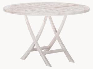 Okrúhly záhradný stôl z tíkového dreva Kenya, Ø 120 cm