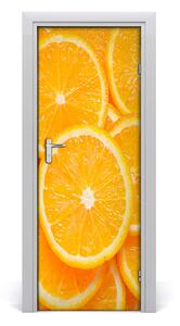 Fototapeta na dvere samolepiace pomaranče 85x205cm