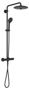 Sprchový systém GROHE Vitalio Joy System s termostatickou batériou phantom black 26403KF2