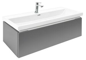 Kúpeľňová skrinka s umývadlom a baterií SAT Feel 100x30x44, 8 cm antracit mat SATFEEL100ANTU4BA