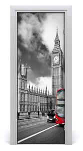 Fototapeta samolepiace na dvere Elizabeth Tower Londýn 95x205cm