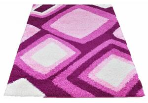 Kusový koberec Shaggy Luna Dajen fialový 200x290cm