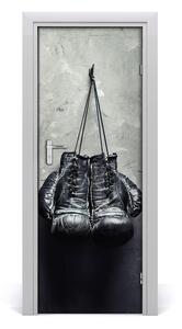 Fototapeta samolepiace dvere boxerské rukavice 85x205cm