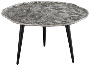 KONFERENČNÝ STOLÍK, čierna, niklová, kov, 75/75/44 cm Ambia Home - Stolíky do obývačky
