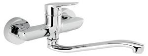 Drezová - umývadlová batéria Novaservis Metalia 54 s otočným ramienkom 150 mm chróm 54070,0