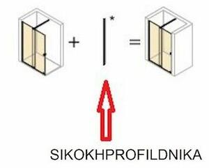 Nikov profil pre sprchové dvere HÜPPE Strike New SIKOKHPROFILDNIKA