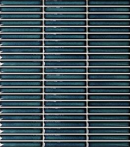 Keramická mozaika Premium Mosaic Kit Kat aqua blue 28x31 cm lesk MOSKK3AQBLL
