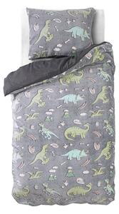 Sleeptime Obliečky Žiara v tme Dinosaurs Grey 135x200