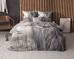 DreamHouse Bavlnené obliečky Kráľ prírody sivý 140x220, 60x70cm