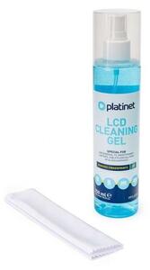 Čistiaci gél na LCD obrazovky Platinet 250 ml + utierka z mikrovlákna, biela