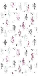 Tapeta - Motív lesa v ružovo-šedej