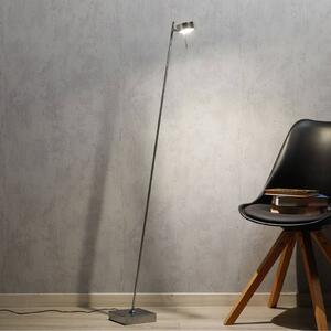 LED stojaca lampa Bling, stmievač, 1 svetlo, chróm