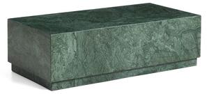 Zelený mramorový konferenčný stolík 50x100 cm Sorein – Kave Home
