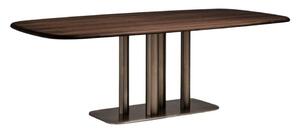 Jedálenský stôl v dekore orecha 110x220 cm Melvar – Kave Home