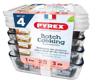 SADA PYREXOVÝCH DŽBÁNOV 4KS, 4X1,5L, SKLO