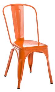 Kovová stolička Ben - Oranžová