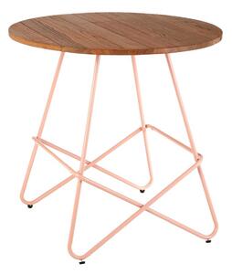 Okrúhly jedálenský stôl z brestového dreva ø 80 cm District – Premier Housewares