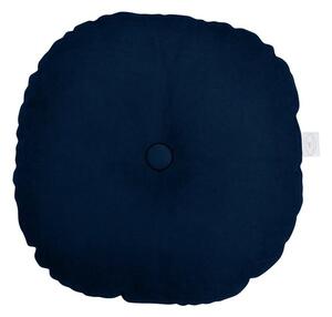 Dekoračný okrúhlý vankúš Basic - Dark Blue