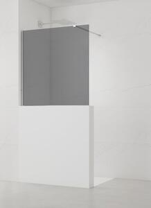 Sprchová zástěna SAT Walk-in 90x100 cm na nižšiu priečku SATWIS90KS