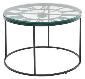 KONFERENČNÝ STOLÍK, čierna, kov, 60/60/43 cm MID.YOU - Stolíky do obývačky, Online Only
