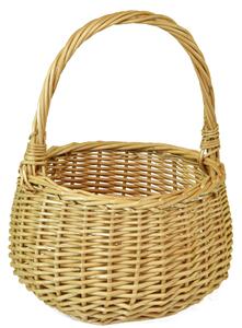 Prútený košík bolero Rozmery (cm): průměr 16, v. 24