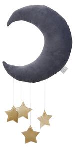 Závesná dekorácia mesiačik Shiny - Graphit