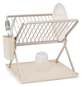 Béžový kovový dvojposchodový odkvapkávač 37x33 cm – Brabantia