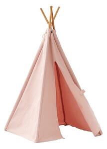Detský dizajnový mini teepee ružový stan