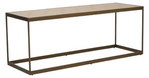 Hnedý/v prírodnej farbe konferenčný stolík s doskou v dubovom dekore 40x120 cm Grenoble – Premier Housewares