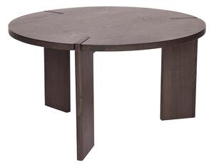 Okrúhly konferenčný stolík z jaseňového dreva v tmavo prírodnej farbe ø 65 cm Oy – OYOY Living Design