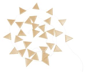Girlanda trojuholníky 3,3 m - Gold