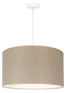 Duolla - Luster na lanku ROLLER ECO RECYCLING 1xE27/15W/230V pr. 45 cm krémová