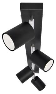 LED Bodové svietidlo TUNE 4xGU10/4,8W/230V čierna