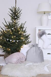 Vianočné dekoračné vrece - biele