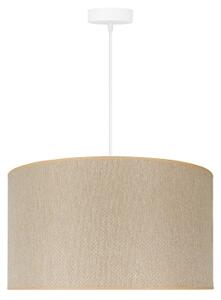 Duolla - Luster na lanku ROLLER ECO RECYCLING 1xE27/15W/230V pr. 45 cm krémová