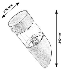 Rabalux 77015 - LED Solárne svietidlo so senzorom KAPUAS LED/1,5W/3,7V IP44