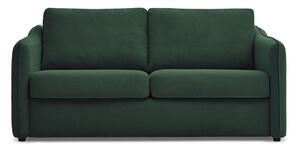 Zelená pohovka na každodenné spanie/rozkladacia 178 cm Lenny – Bobochic Paris
