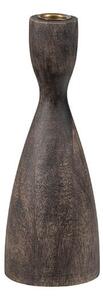 MUZZA Svietnik asor 22 x 8 cm drevený hnedý