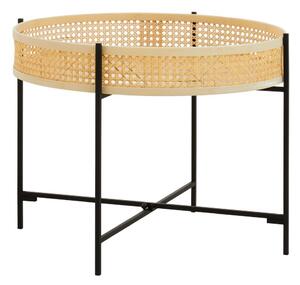 Ratanový okrúhly konferenčný stolík v prírodnej farbe ø 60 cm Depok – Premier Housewares