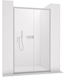 CERANO - Sprchové posuvné dvere Orlano L/P - 5 mm - chróm, transparentné sklo - 80x195 cm