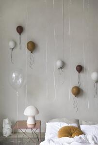 Dekorácia na stenu keramický balónik ByON - hnedý