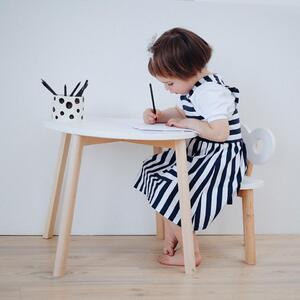 Dizajnová detská stolička OOH NOO - biela