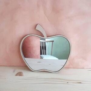 Detské drevené zrkadlo - jablko