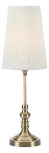 Markslöjd 108969 - Stolná lampa NOBLE 1xE14/40W/230V 56 cm biela/mosadz