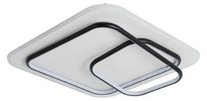 Brilagi - LED stmievateľné stropné svietidlo FLARE LED/81W/230V 50x50 cm biela/čierna + diaľkový ovládač